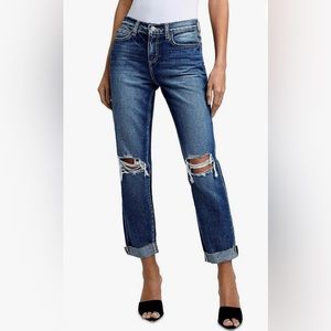 NWT L’AGENCE Olga High Rise Cigarette Jean With Cuff in Amarillo Wash, size 23